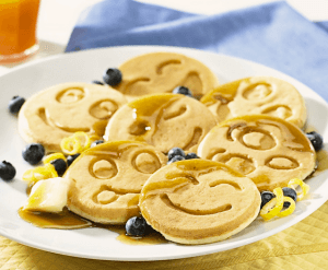 Crêpes en forme de smileys - seruiner.com