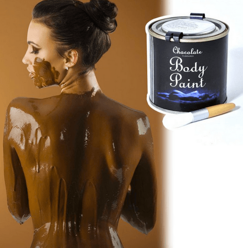 Peinture comestible chocolat