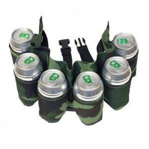 ceinture camouflage porte canettes