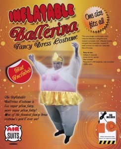 boite de costume tutu gonflable