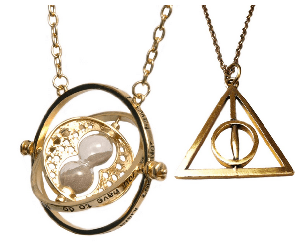 colliers harry potter retourneur de temps reliques de la mort