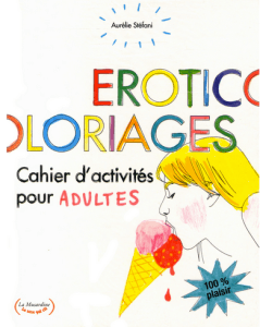 Cahier de coloriage érotique couverture