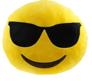 coussin emoticon