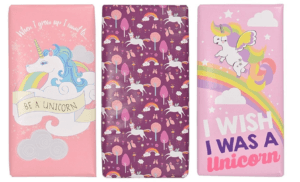 tablettes chocolat licorne