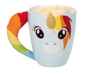 mug licorne multicolore