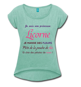 tee shirt licorne